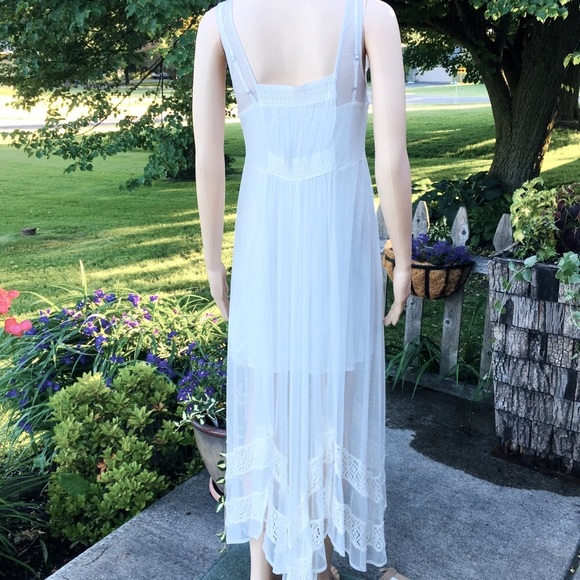NWT A&F MAXI LACE OVER SLIP STUNNING MAXI DRESS - Picture 5 of 9